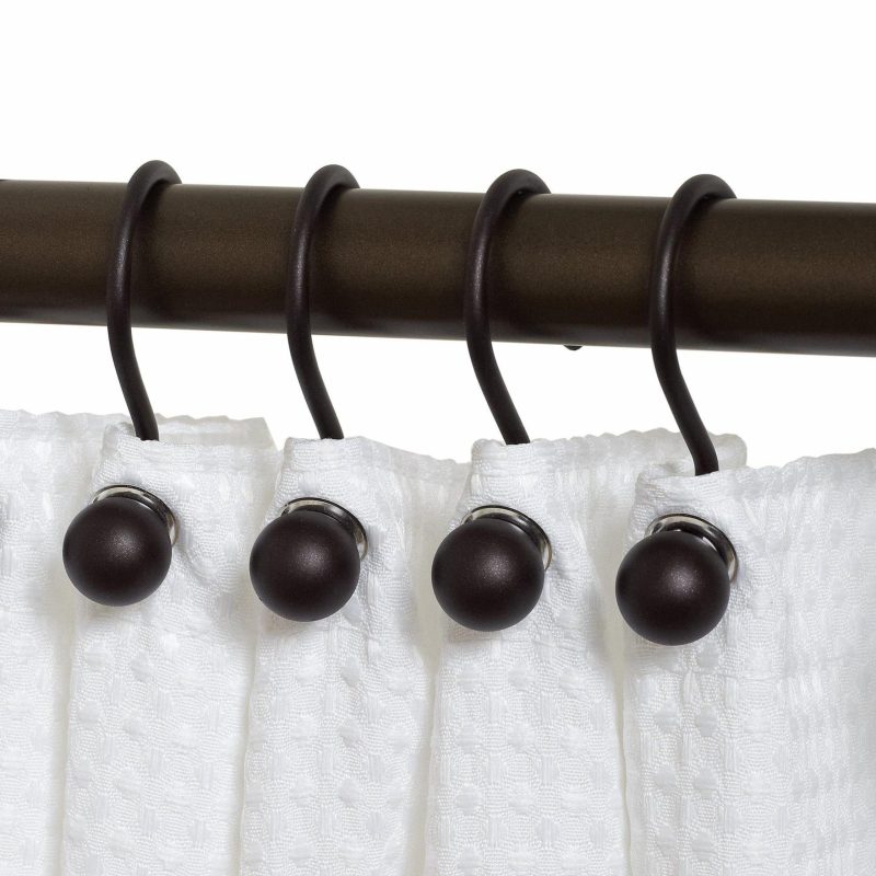 Bath | 12-Pk. Never Rust Bronze Shower Hook Set Bath Bath