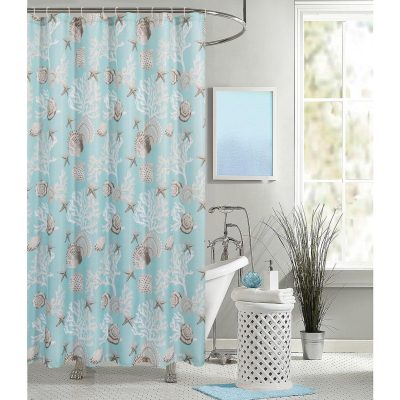 Bath | 70X72 Waffle Under The Sea Shower Curtain Bath Bath