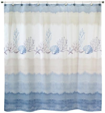 Bath | Abstract Coastal Shower Curtain Bath Bath