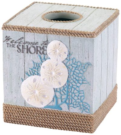 Bath | Beachcomber Tissue Box Cover Bath Bath