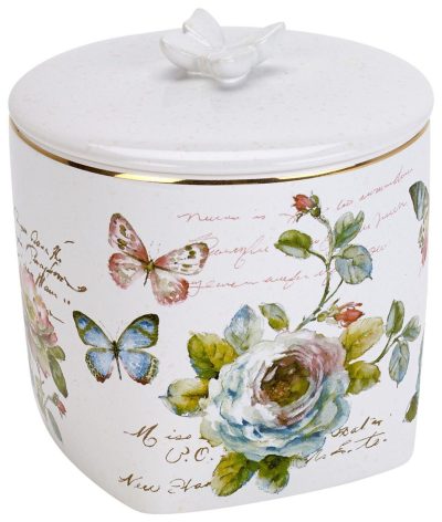 Bath | Butterfly Garden Covered Jar Bath Bath