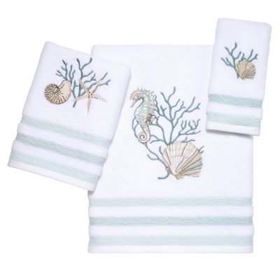 Bath | Coastal Stripe Bath Towel Collection Bath Bath