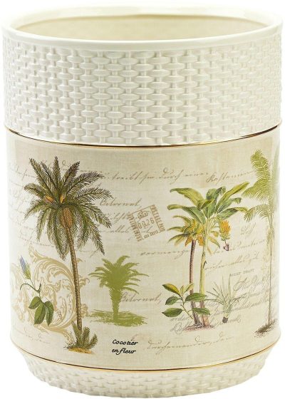 Bath | Colony Palm Wastebasket Bath Bath