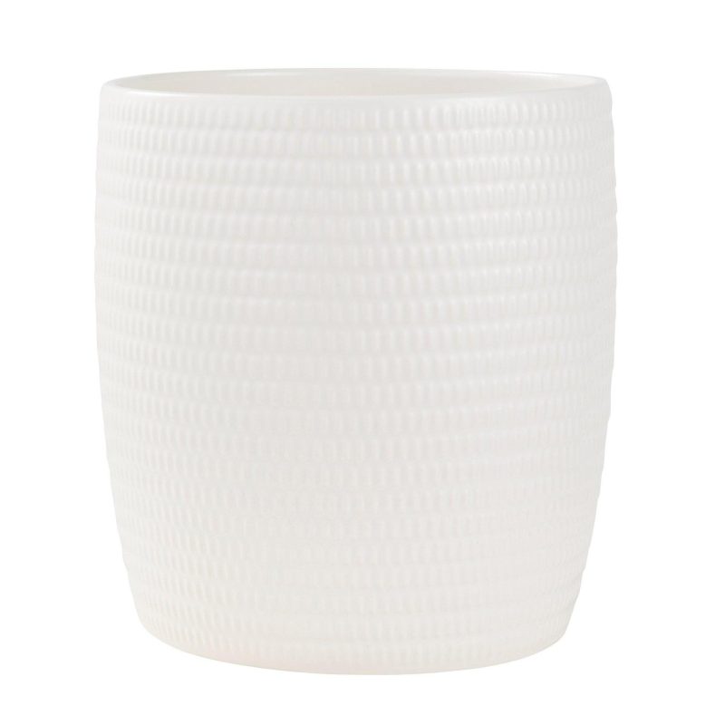 Bath | Dash Ceramic Wastebasket Bath Bath