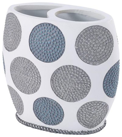 Bath | Dotted Circles Toothbrush Holder Bath Bath