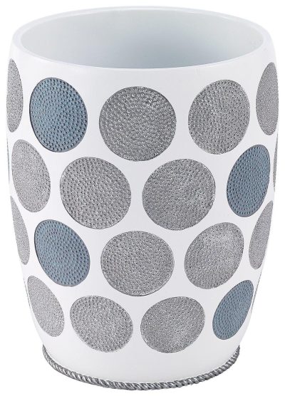 Bath | Dotted Circles Wastebasket Bath Bath