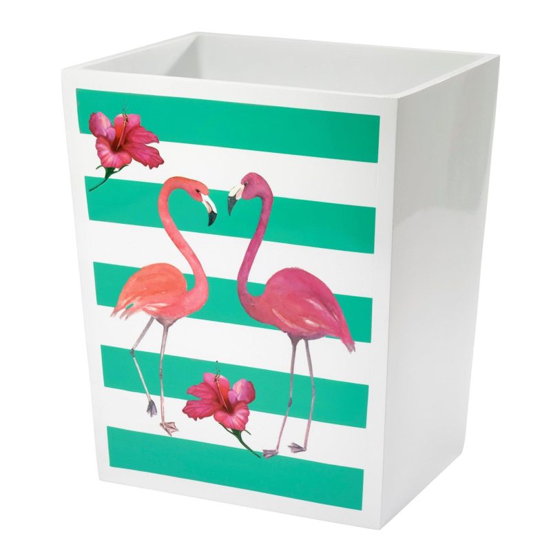 Bath | Flamingo Paradise Wastebasket Bath Bath