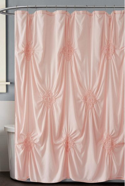 Bath | Georgia Rouched Shower Curtain Bath Bath