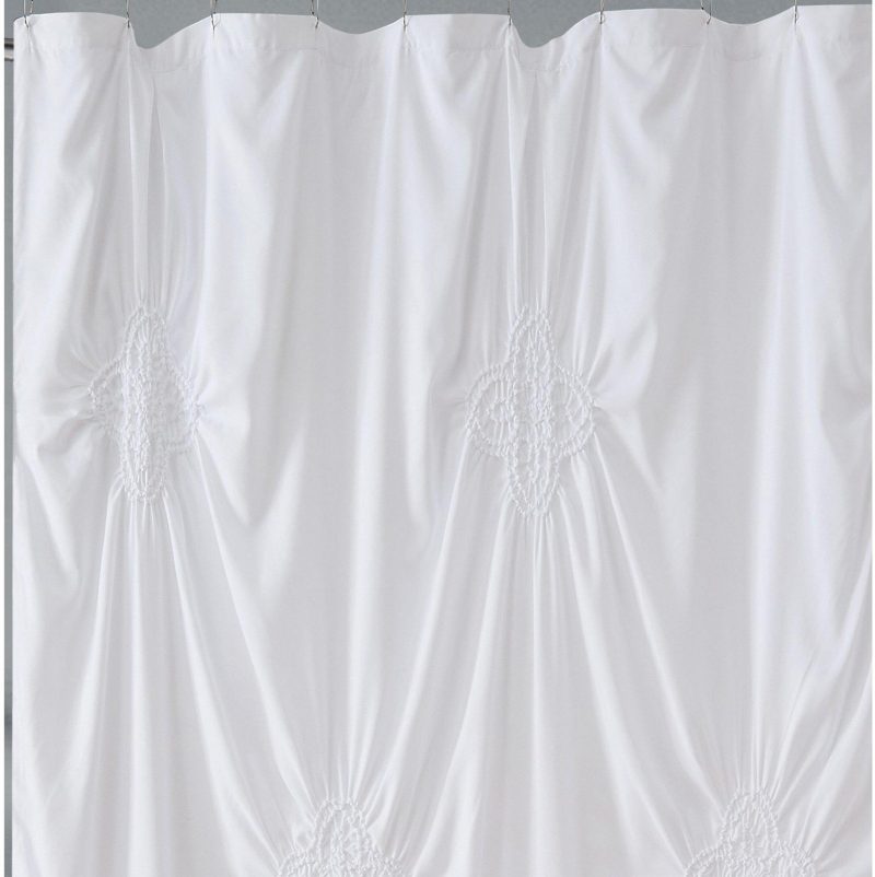 Bath | Georgia Rouched Shower Curtain Bath Bath