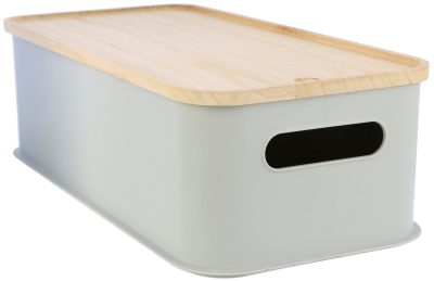 Bath | Large Storage Bin With Lid Bath Bath