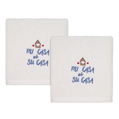 Bath | Latin Sentiments Mi Casa 2Pk Hand Towel Bath Bath