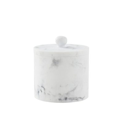 Bath | Marble Resin Jar Bath Bath