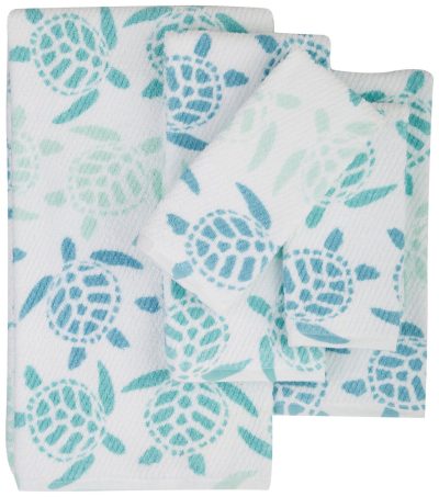 Bath | Sea Turtle Print Bath Towel Collection Bath Bath