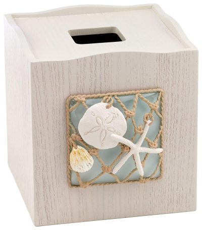 Bath | Seaglass Tissue Box Cover Bath Bath