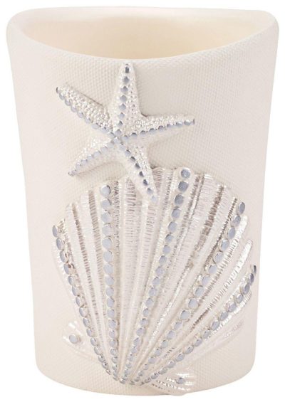 Bath | Sequin Shell Bathroom Tumbler Bath Bath