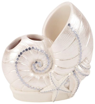 Bath | Sequin Shell Toothbrush Holder Bath