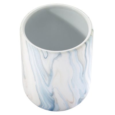 Bath | Wave Bathroom Collection Wastebasket / Trash Can Bath Bath