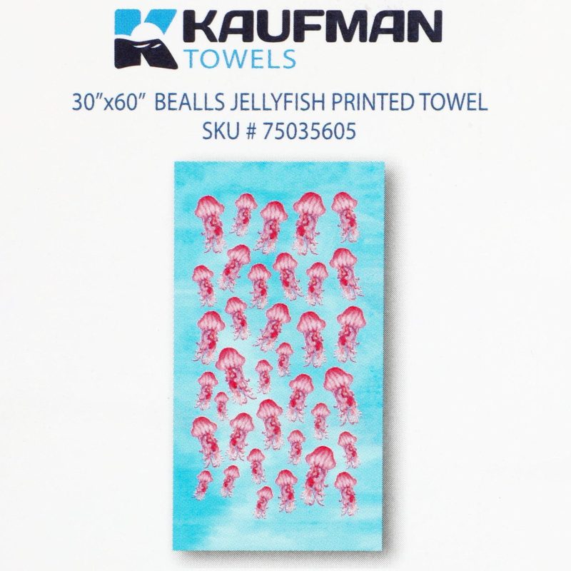 Beach & Pool | 30X60 Jellyfish Print Beach Towel Beach & Pool Beach & Pool