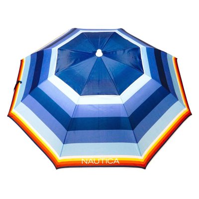 Beach & Pool | 7 Foot Beach Umbrella – Rainbow Border Beach & Pool Beach & Pool