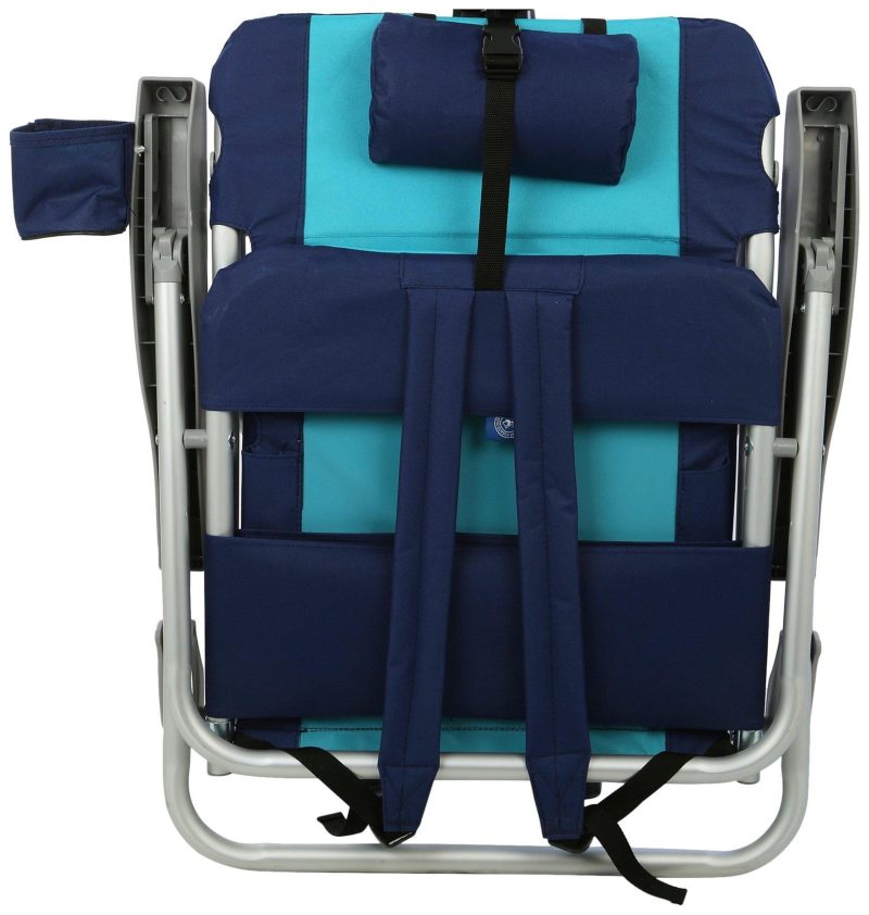 Beach & Pool | Deluxe Cooler Back Pack Chair Beach & Pool Beach & Pool