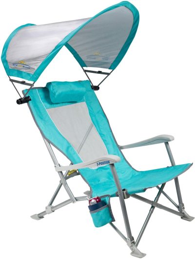 Beach & Pool | Foldable Recliner Chair With Shade Beach & Pool Beach & Pool