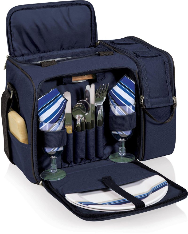 Beach & Pool | Malibu Navy Stripe Picnic Tote Beach & Pool Beach & Pool