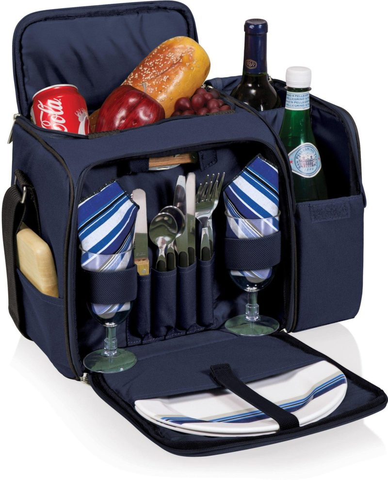 Beach & Pool | Malibu Navy Stripe Picnic Tote Beach & Pool Beach & Pool