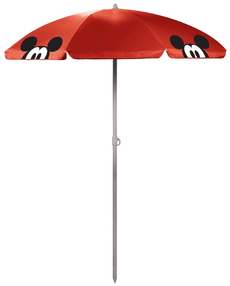 Beach & Pool | Mickey Mouse 5.5 Foot Portable Beach Umbrella Beach & Pool Beach & Pool