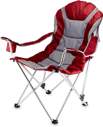 Beach & Pool | Red Reclining Camping Chair Beach & Pool Beach & Pool