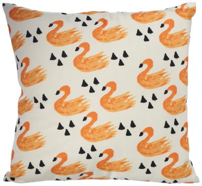 Bedding | 16X16 Swan Pattern Decorative Pillow Bedding Bedding