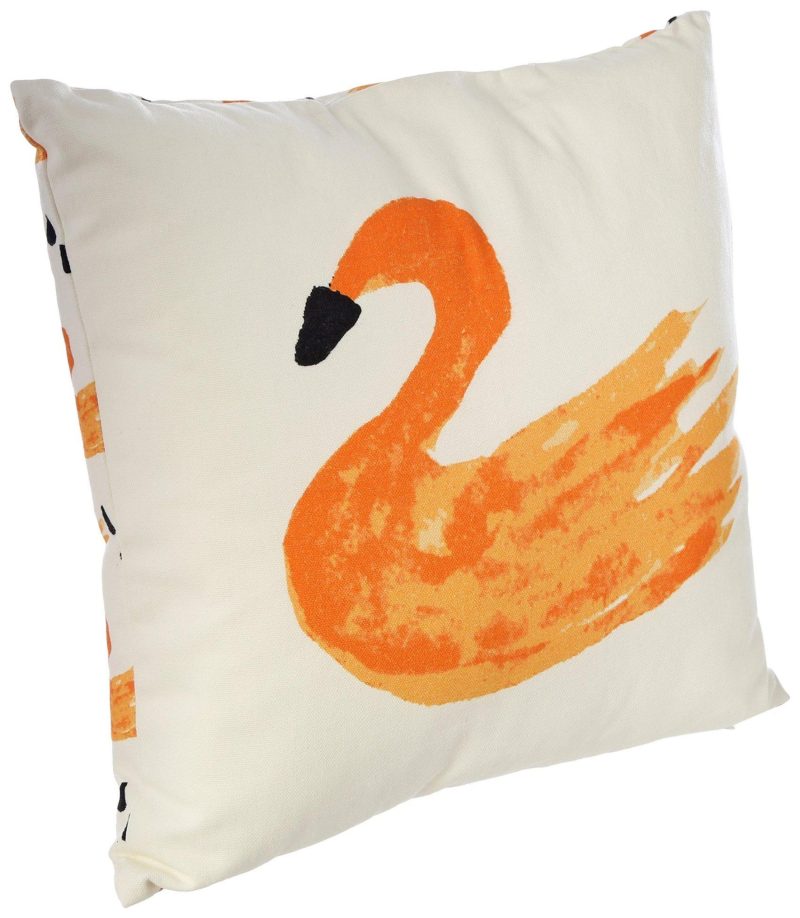 Bedding | 16X16 Swan Pattern Decorative Pillow Bedding Bedding