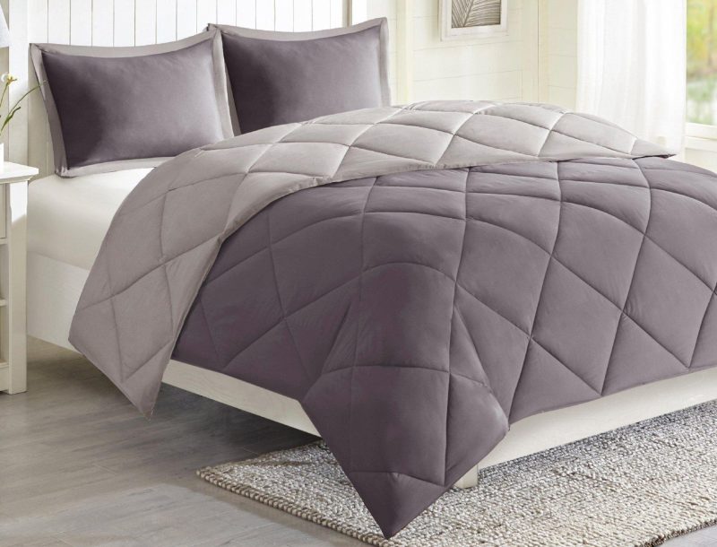 Bedding | 3M Scotchgard Diamond Quilting Comforter Set Bedding Bedding