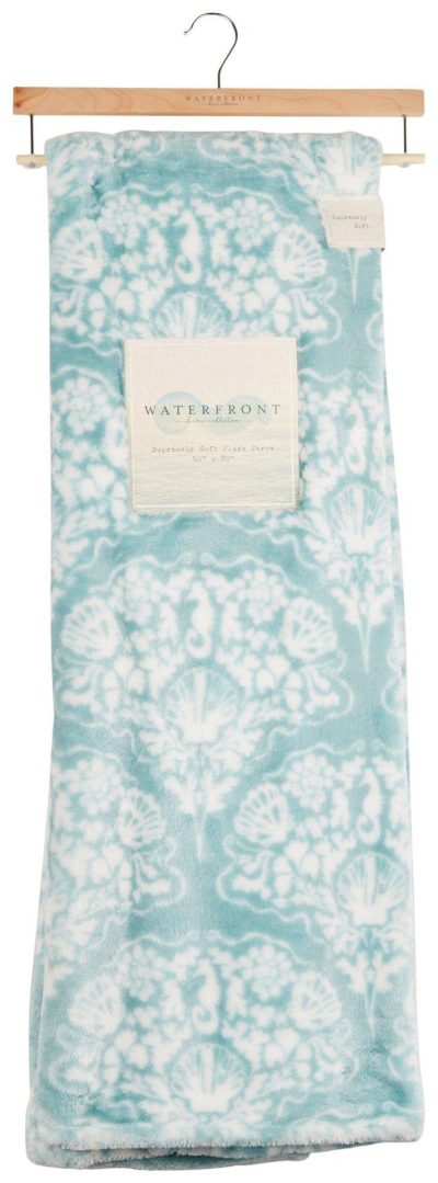 Bedding | 50X70 Coastal Print Soft Plush Throw Bedding Bedding