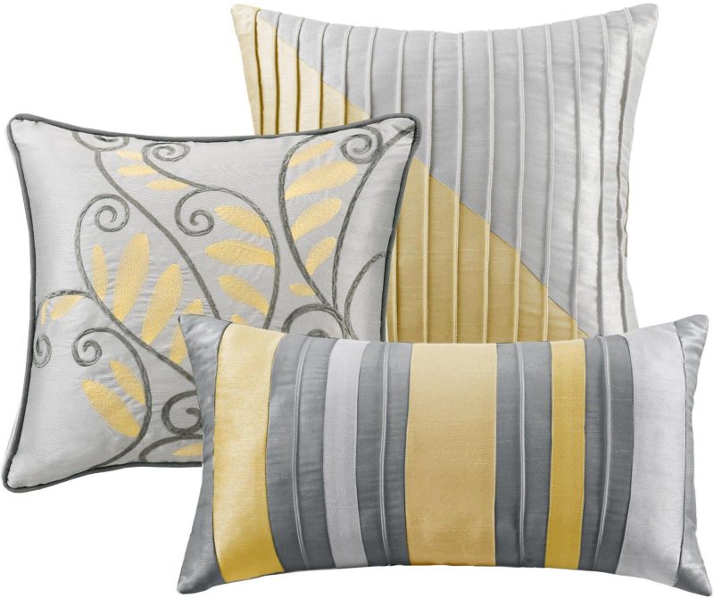 Bedding | Amherst Yellow 7-Pc. Comforter Set Bedding Bedding