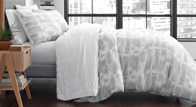 Bedding | Aria Grey Comforter Set Bedding Bedding