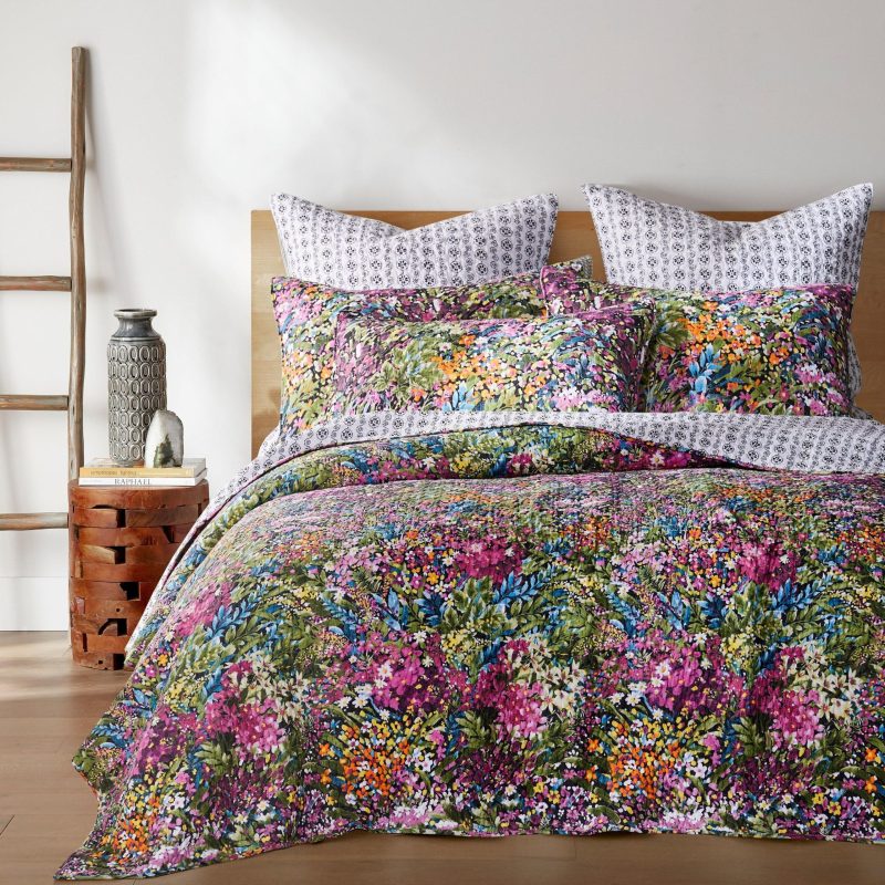 Bedding | Basel Ditsy Floral Quilt & Sham Set Bedding Bedding