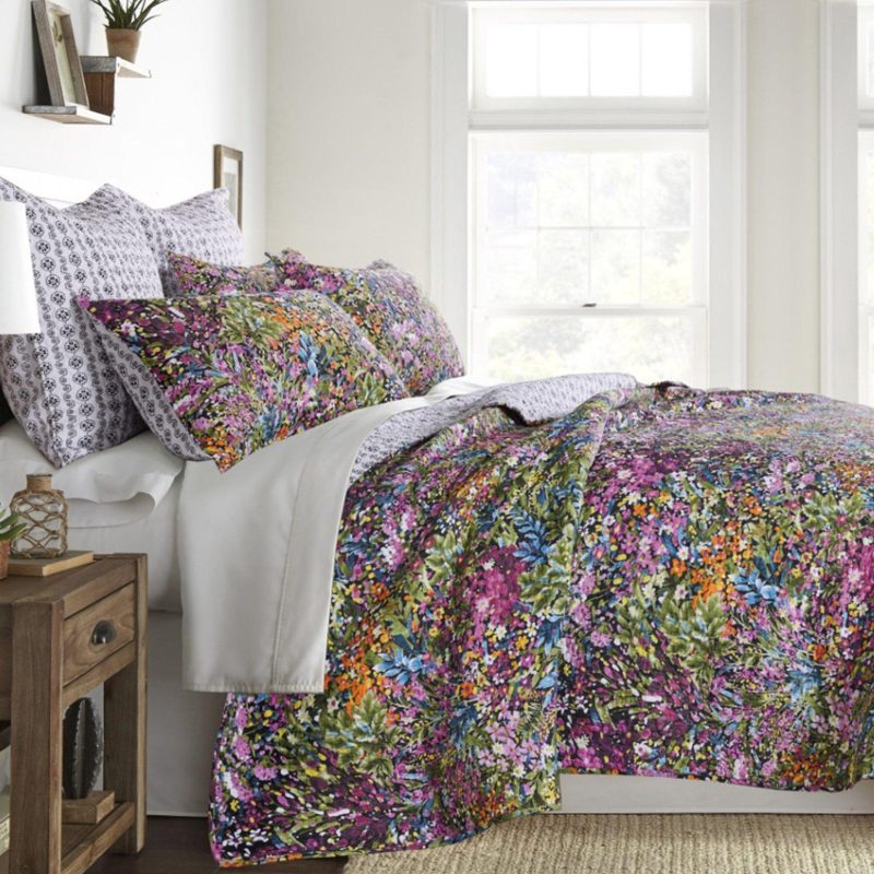 Bedding | Basel Ditsy Floral Quilt & Sham Set Bedding Bedding