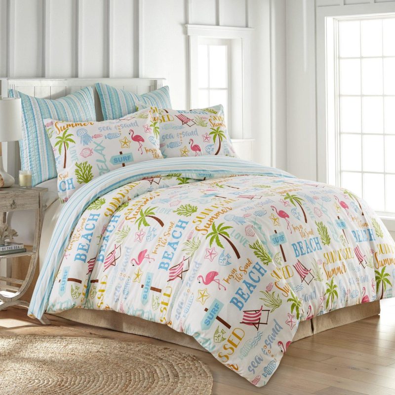 Bedding | Coastal Beach Days Duvet Cover & Sham Set Bedding Bedding