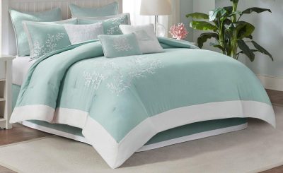 Bedding | Coastline Comforter Set Bedding AQUA