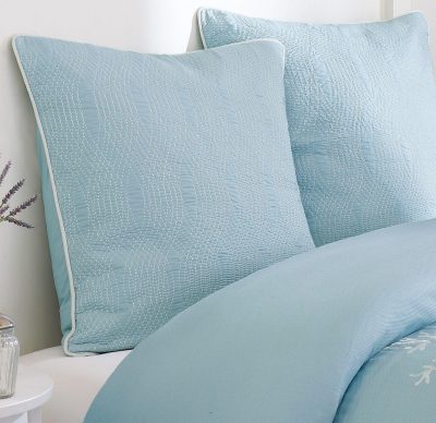 Bedding | Coastline Euro Sham Bedding AQUA