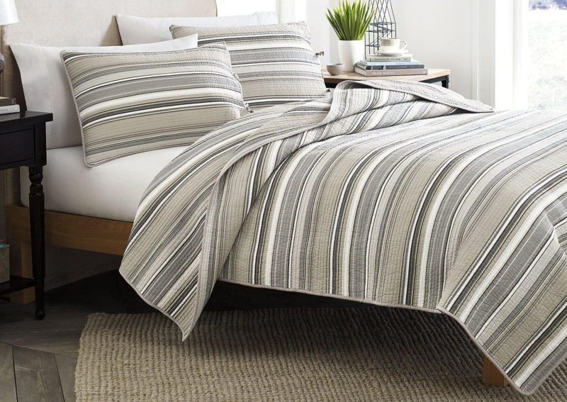 Bedding | Fresno Neutral 2-Pc. Twin Quilt Set Bedding Bedding