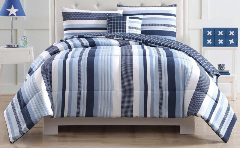 Bedding | Kids Mason Stripe Comforter Set Bedding Bedding