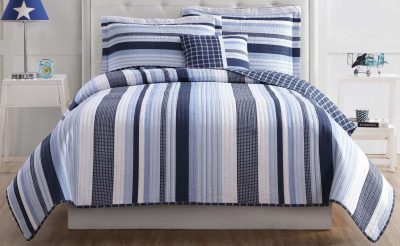 Bedding | Kids Mason Stripe Quilt Set Bedding Bedding