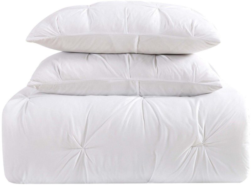 Bedding | Kids Pleated White Comforter Set Bedding Bedding