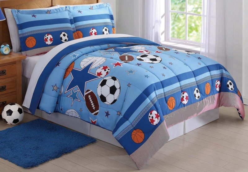 Bedding | Kids Sports & Stars Comforter Set Bedding Bedding