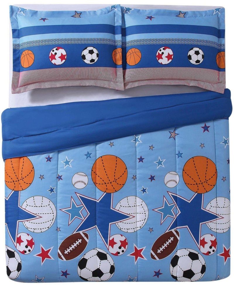 Bedding | Kids Sports & Stars Comforter Set Bedding Bedding