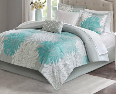 Bedding | Maible Comforter Set Bedding AQUA BLUE