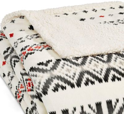 Bedding | Mountain Village Chili Sherpa Blanket Bedding Bedding