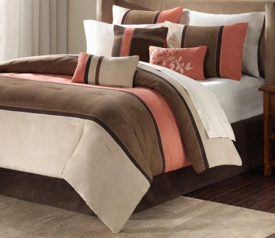 Bedding | Palisades Coral 7-Pc. Comforter Set Bedding Bedding