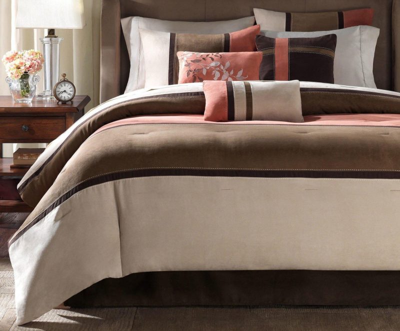 Bedding | Palisades Coral 7-Pc. Comforter Set Bedding Bedding